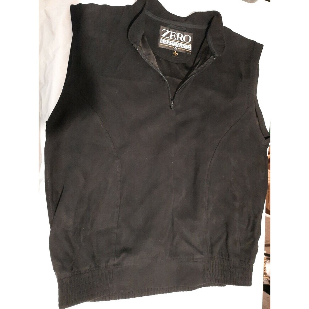 Zero Restriction Golf Outerwear Womens Small Goretex Pullover Vest Jacket Black
